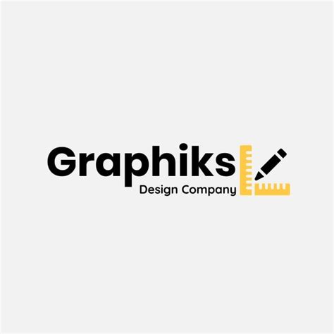 Edit and download this Professional Graphiks Design Company Logo template