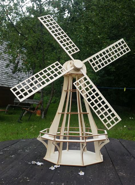 Windmill kit dutch windmill garden decor | Wooden windmill, Dutch ...