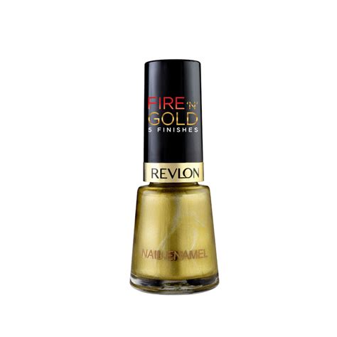 Buy Revlon Fire n Gold Nail Enamel - Gold Shine (8 ml) online at purplle.com.