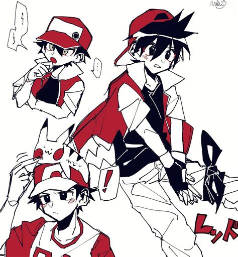 Pin by Red on Original Red | Pokemon manga, Pokemon characters, Pokemon red