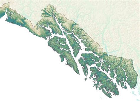 Detailed Map Of Southeast Alaska - Cities And Towns Map