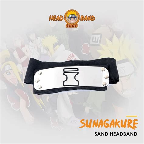 Naruto Headband Hidden Sand Village (Sunagakure) - Naruto HeadBand ...