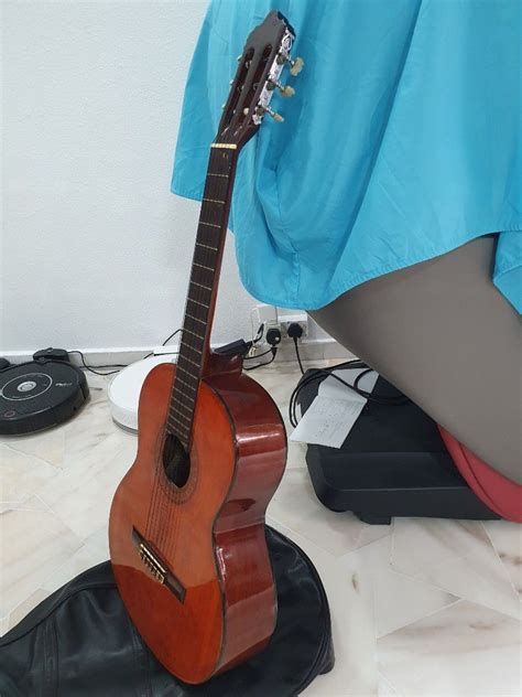 Classical Guitar with New Strings, Hobbies & Toys, Music & Media ...