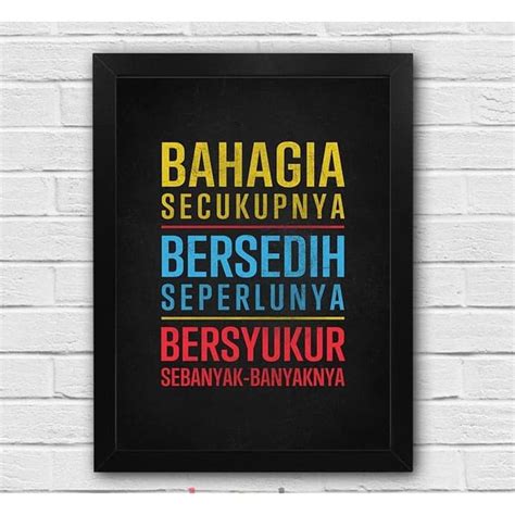 Jual Poster & Bingkai Kata Motivasi - Hiasan Dinding Pigura A4 | Shopee ...