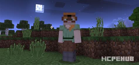 Мод Night Vision Glasses для Minecraft PE