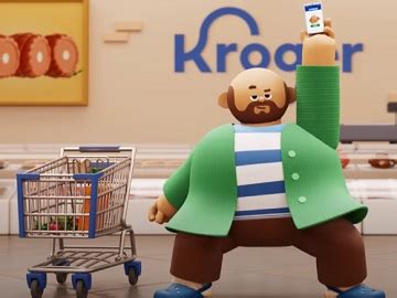 Kroger Customers Dancing in Grocery Store Animated Commercial Song