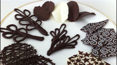 Técnica para decoración de postres con chocolate estilo gourmet cheff - YouTube