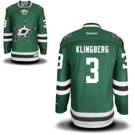 John Klingberg Dallas Stars Reebok Premier Home Jersey (Green)