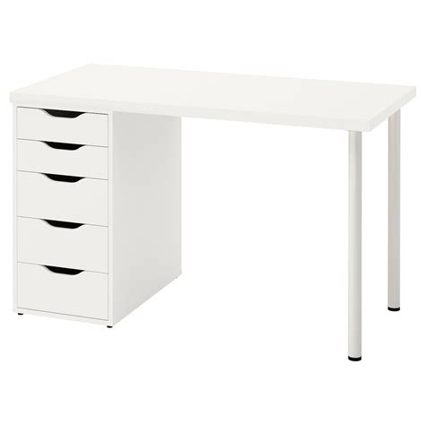LAGKAPTEN / ALEX desk, white, 471/4x235/8" - IKEA