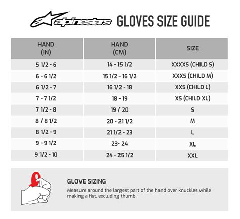 Alpinestars Size Guide | ubicaciondepersonas.cdmx.gob.mx