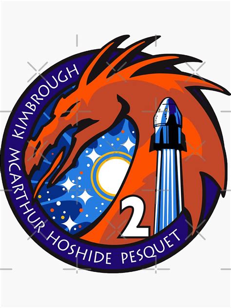 "Spacex Crew-2 Mission Logo NASA Patch" Sticker for Sale by Roel-zapdos | Redbubble