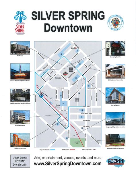 Downtown Silver Spring Map by SSRC VIRTUAL DISPLAY - Issuu