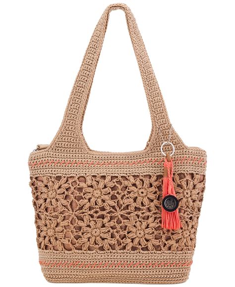 The sak Casual Classics Large Crochet Tote in Natural | Lyst