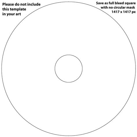 Cd Print Template