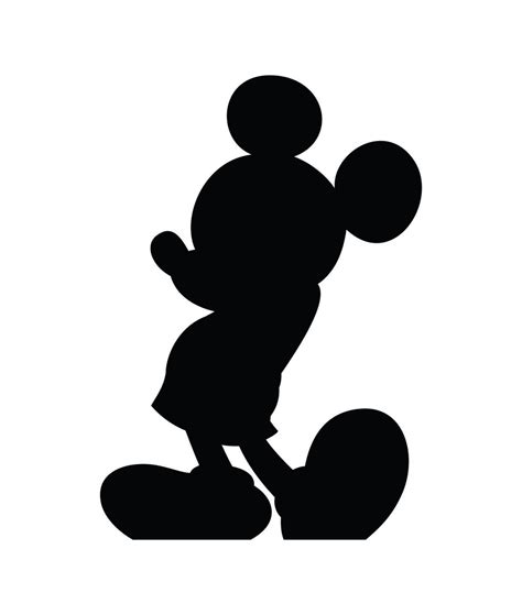 Mickey Mouse Silhouette - ClipArt Best