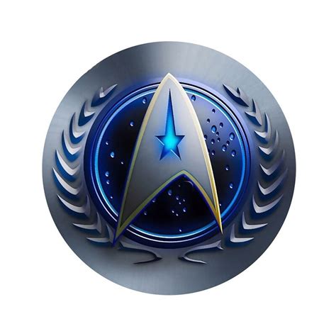 Star Trek 'Starfleet Federation Logo' Vinyl Car Sticker - Little ...