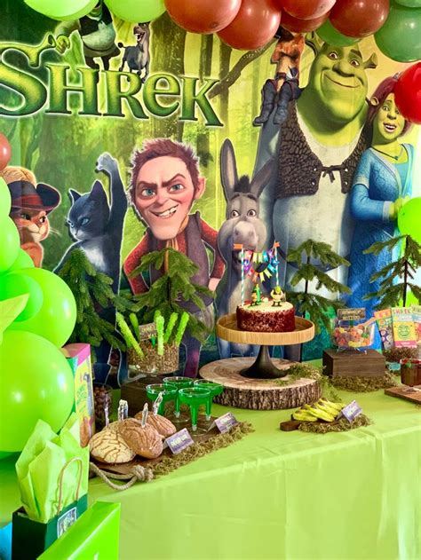 Shrek birthday party | Glow birthday party, Glow birthday, Shrek