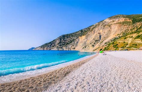 Myrtos Beach on Kefalonia Island, Greece Stock Photo - Image of europe, blue: 101418472