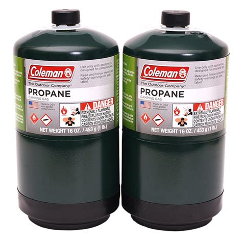 Coleman 16-oz. Propane Camping Gas - 2-Pack | Big 5 Sporting Goods