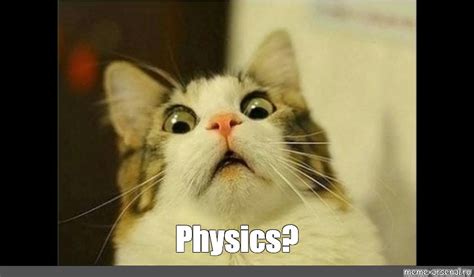 Physics Cat Meme