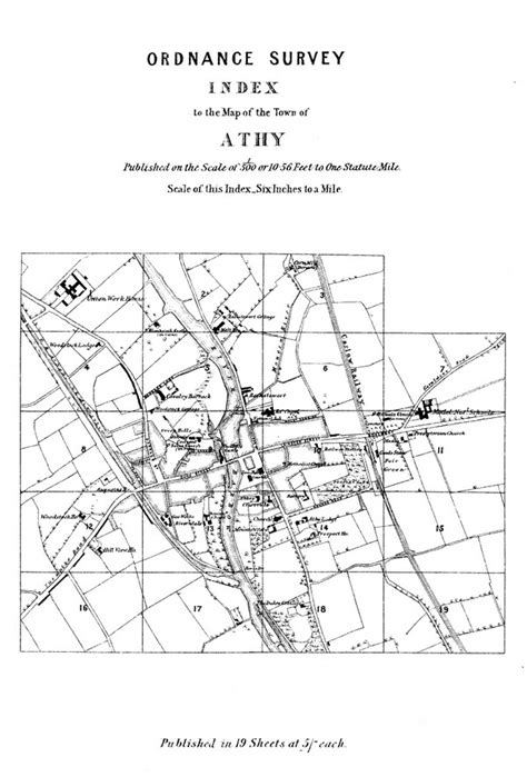 Ordnance Survey Index to the Map of the Town of Athy - UCD Digital Library