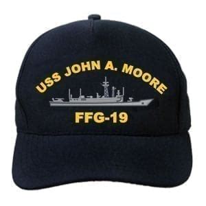 FFG 19 USS John A Moore Embroidered Hat