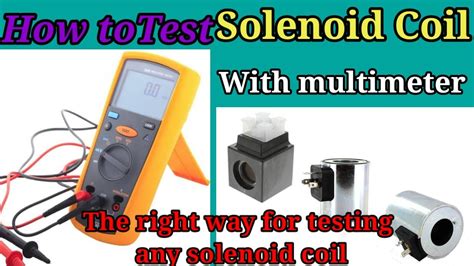 The right way for testing any solenoid coil!! How To Test Solenoid with ...