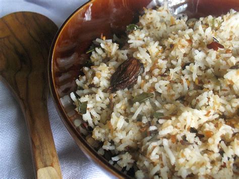 Coconut Rice with Fragrant Seeds and Spices | Lisa's Kitchen ...