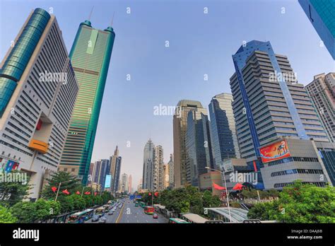 China, Shenzhen, City, Asia, Shennan Road East, Luohu District Stock Photo: 58011475 - Alamy