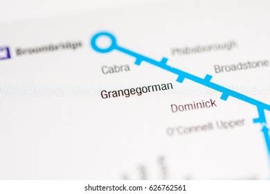 Grangegorman Station Dublin Metro Map Stock Photo 634681775 | Shutterstock