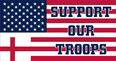 7in x 3.8in Cross US Flag Support Our Troops Vinyl Sticker