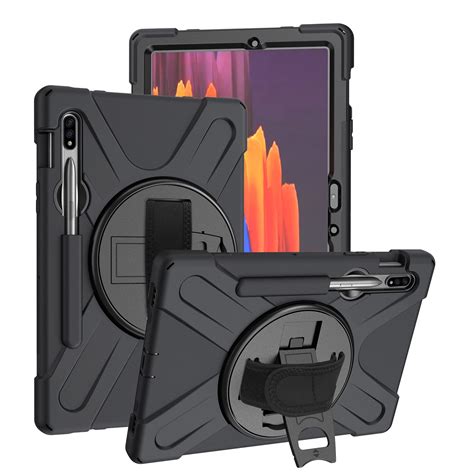 KIQ Galaxy Tab S7 Plus 12.4 Case Shockproof Heavy Duty Case Cover for ...