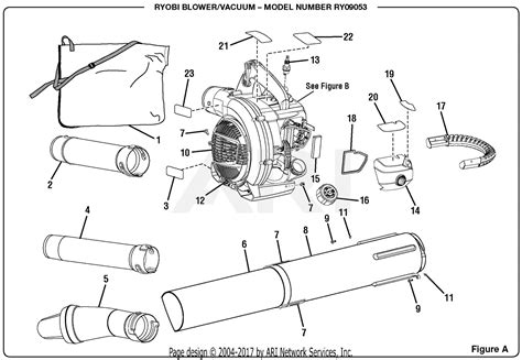 Homelite RY09053 Blower/Vacuum Parts Diagram for Figure A