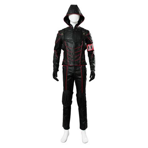 Arrow-Dark Arrow Uniform Merlyn Cosplay Costume Suit Outfit Black Theme ...