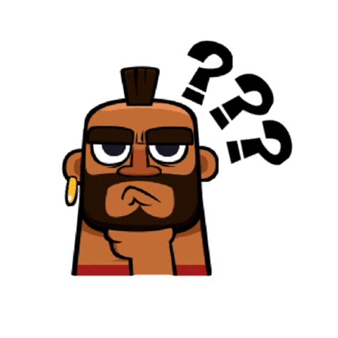 Thinking Guess Sticker by Clash_Royale for iOS & Android | GIPHY