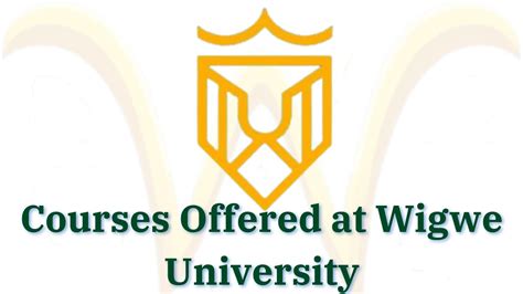 Courses Offered at Wigwe University 2024/2025 [UPDATED]