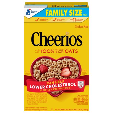 General Mills Cheerios Cereal Family Size - Shop Cereal at H-E-B