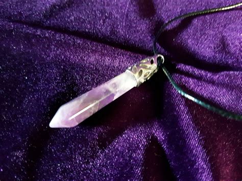 Amethyst Crystal Shard Pendant