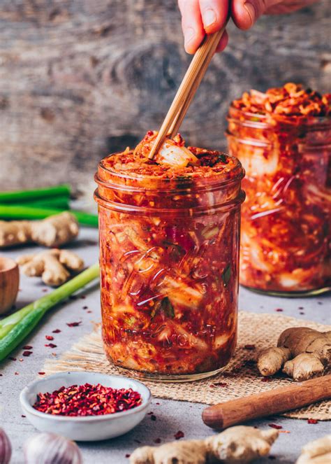 Vegan Kimchi Recipe (Easy & Homemade) - Bianca Zapatka | Recipes