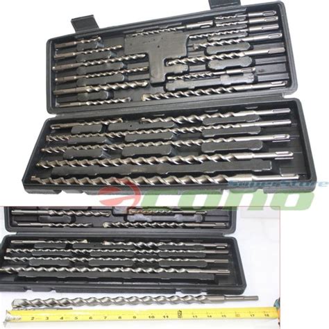 20 PC SDS Plus Rotary Hammer Drill Bits Set fit Hilti Bosch DeWalt ...