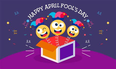 Happy April Fools Day Vector Concept with Clown, Funny Hat, and Surprise Icons 41398133 Vector ...