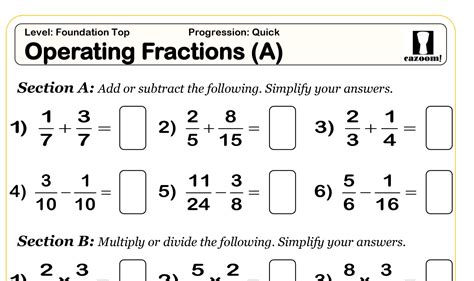 Year 8 Maths Worksheets | Cazoom Maths Worksheets