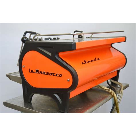 La Marzocco STRADA 2EP Electronic Paddle Auto 2 Group Espresso Machine ORANGE for sale online ...