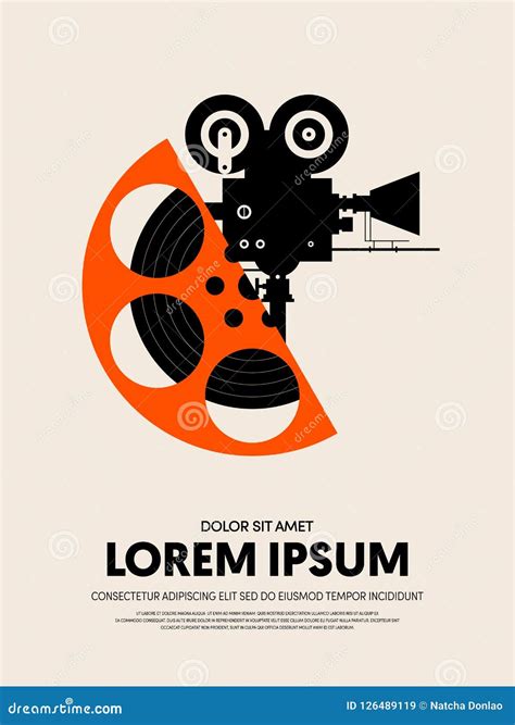 Movie and Film Festival Poster Template Design Modern Retro Vintage ...