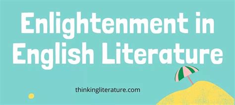 Enlightenment in English Literature | Definition, ideas, meaning | The age of Enlightenment ...