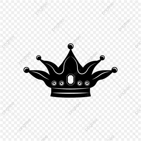 Royal King Crown Silhouette Vector PNG, Silhouette King Crown Clipart Vector, King Crown, Black ...