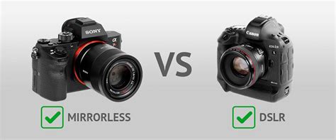 Mirrorless vs DSLR – 18 Main Differences