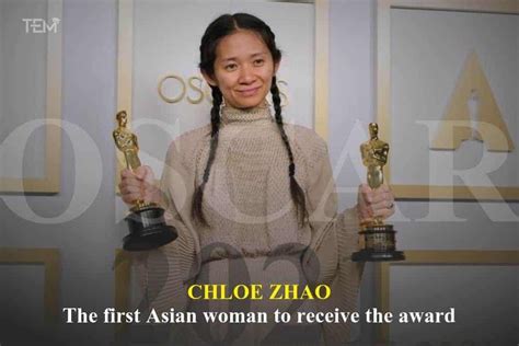 OSCAR 2021: Chloe Zhao, the first Asian woman to receive the award