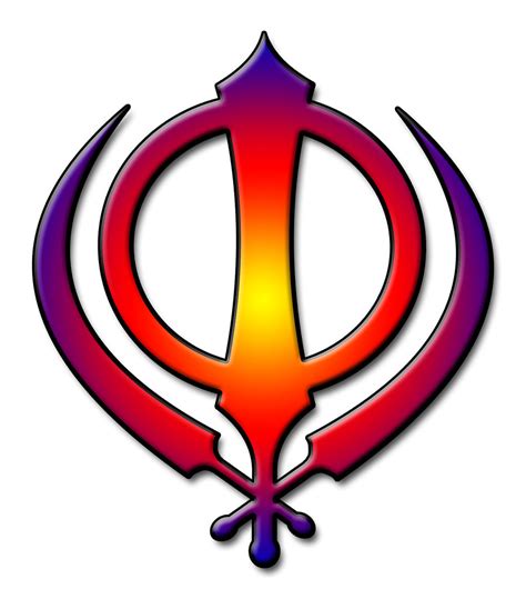 Sikh symbol - Multicoloured Khanda | The Insignia of the Kha… | Flickr