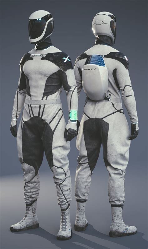 ArtStation - SpaceX Space Suit Concept, Lucas Valle | Sci fi outfit, Space suit, Sci fi
